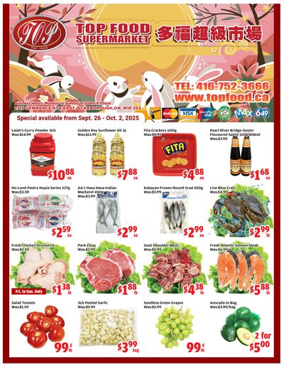 Top Food Supermarket Flyer September 26 to October 2