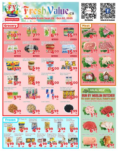Fresh Value (Etobicoke) Flyer September 26 to October 2