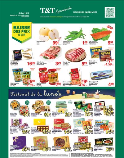 T&T Supermarket (QC) Flyer September 26 to October 2