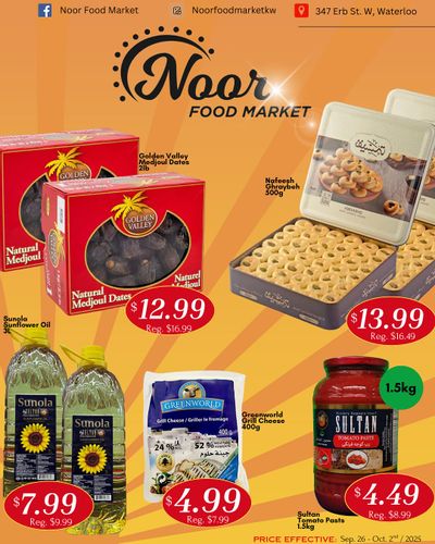 Noor Food Market Flyer September 26 to October 2