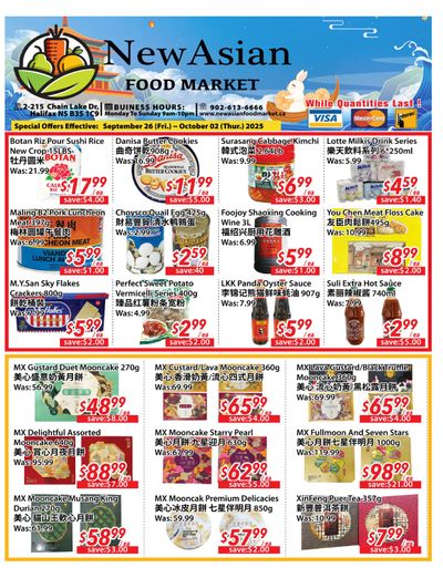 New Asian Food Market Flyer September 26 to October 2