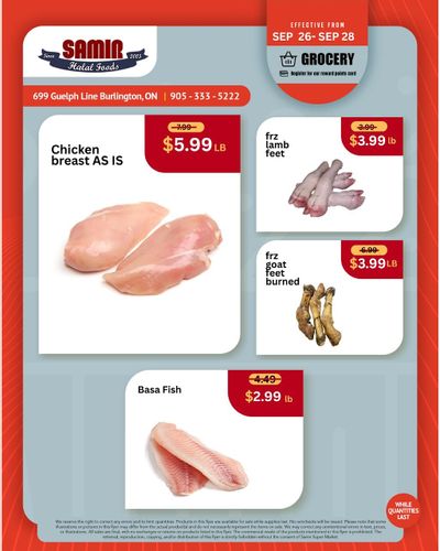 Samir Supermarket Flyer September 26 to 28