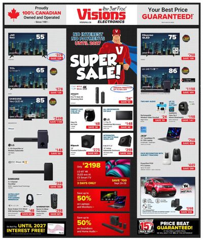 Visions Electronics Flyer September 26 to October 2