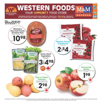 Western Foods Flyer September 26 to October 2