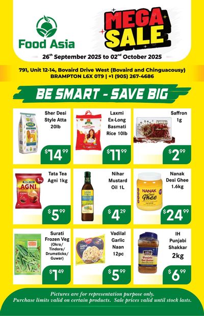 FoodAsia Flyer September 26 to October 2