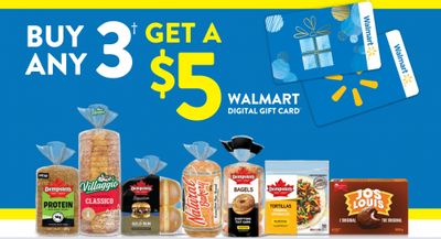 Walmart Canada: Buy 3 Participating Products and Get a $5 Walmart Digital Gift Card