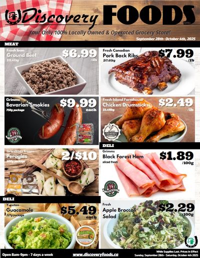 Discovery Foods Flyer September 28 to October 4