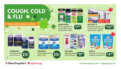 Apple Drugs Flyer September 28 to October 11