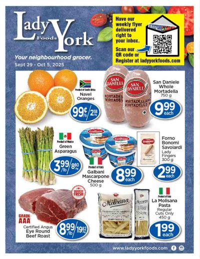Lady York Foods Flyer September 29 to October 5