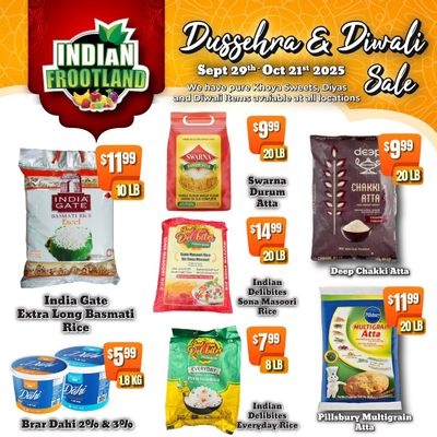 Indian Frootland Flyer September 29 to October 21
