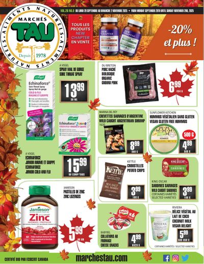 Marches Tau Flyer September 29 to November 2