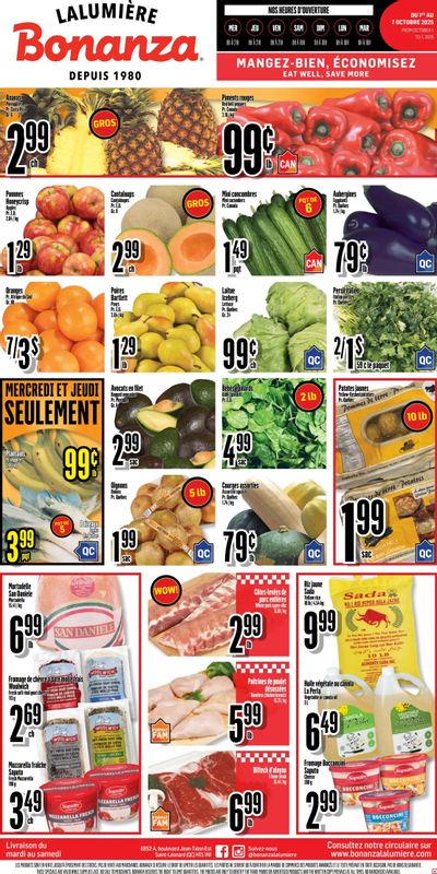 Bonanza Flyer October 1 to 7