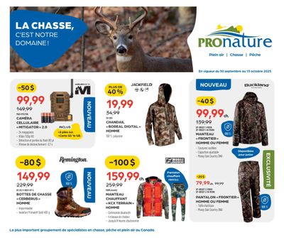 Pronature Flyer September 30 to October 13
