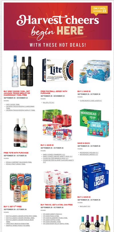 ANBL Hot Deals Flyer September 29 to November 23