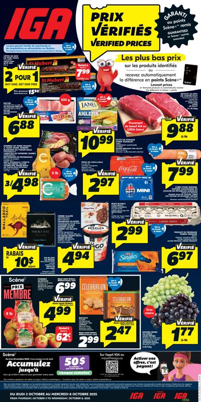 IGA (QC) Flyer October 2 to 8