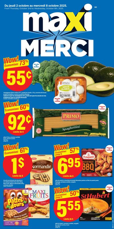 Maxi Flyer October 2 to 8