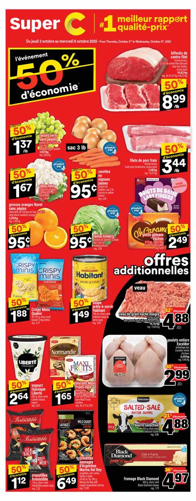 Super C Flyer October 2 to 8