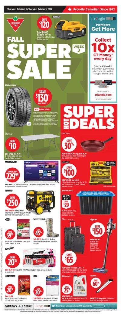 Canadian Tire (ON) Flyer October 2 to 9