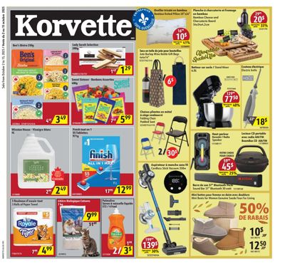 Korvette Flyer October 2 to 8