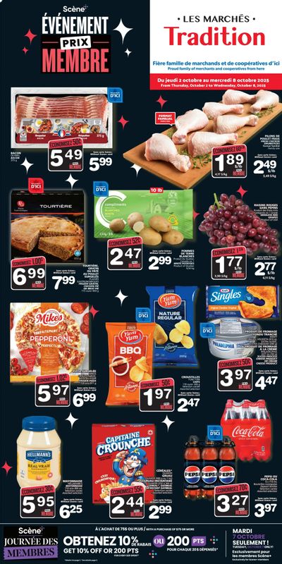Marche Tradition (QC) Flyer October 2 to 8
