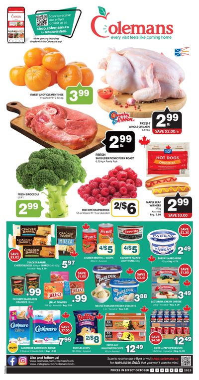 Coleman's Flyer October 2 to 8