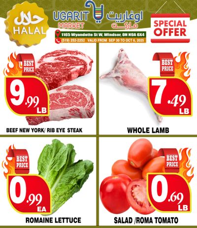 Ugarit Market Flyer September 30 to October 6