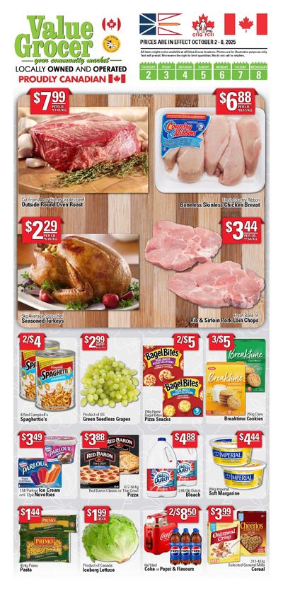 Value Grocer Flyer October 2 to 8