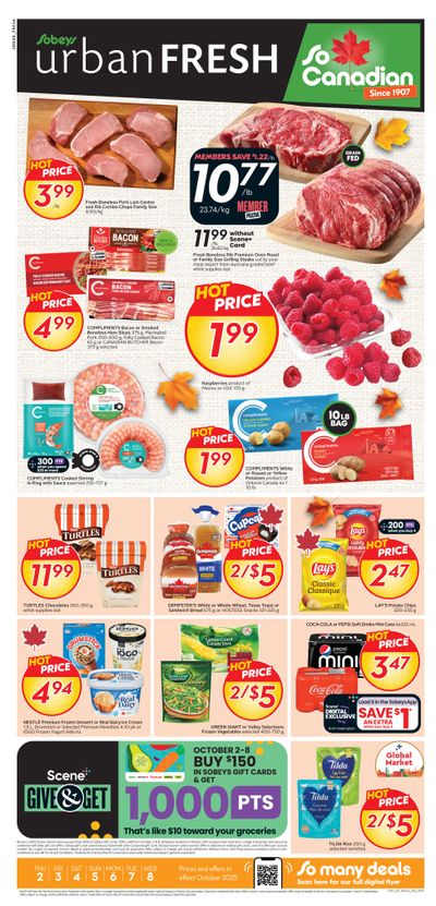Sobeys Urban Fresh Flyer October 2 to 8