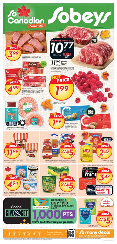 Sobeys (ON) Flyer October 2 to 8