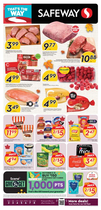 Safeway (BC) Flyer October 2 to 8