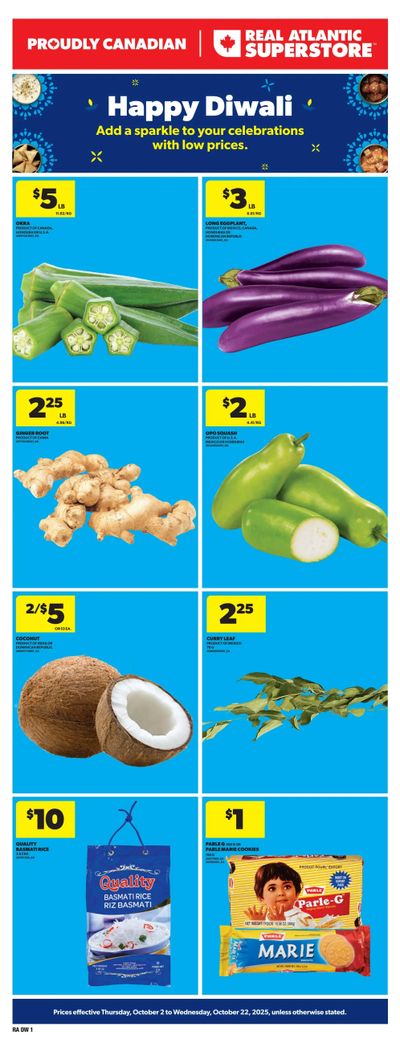 Real Atlantic Superstore Happy Diwali Flyer October 2 to 22