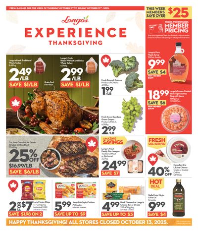 Longo's Flyer October 2 to 12