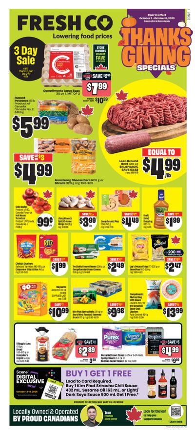 FreshCo (West) Flyer October 2 to 8
