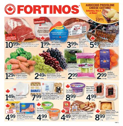 Fortinos Flyer October 2 to 8