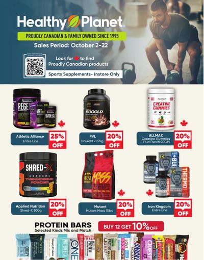 Healthy Planet Flyer October 2 to 22