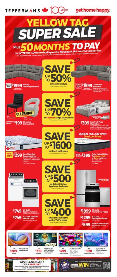 Tepperman's Flyer October 2 to 8