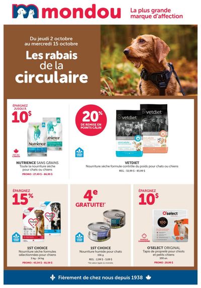 Mondou Flyer October 2 to 15