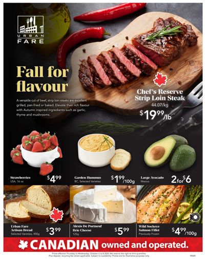 Urban Fare Flyer October 2 to 8
