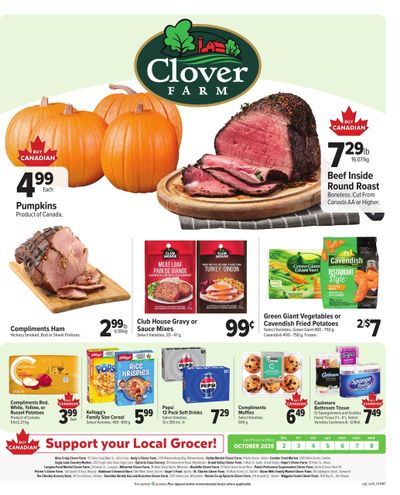 Clover Farm (ON) Flyer October 2 to 8
