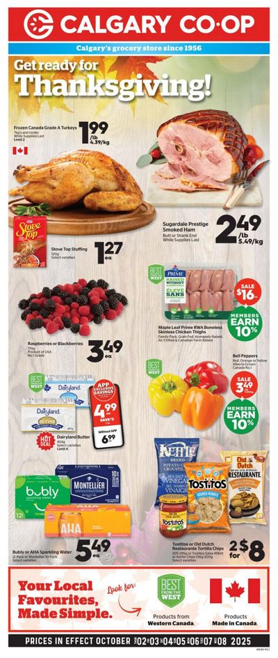 Calgary Co-op Flyer October 2 to 8