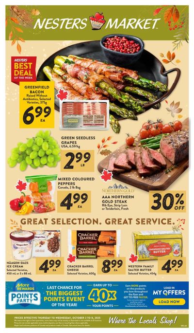 Nesters Market Flyer October 2 to 8