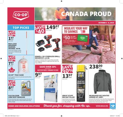 Co-op (West) Home Centre Flyer October 2 to 8