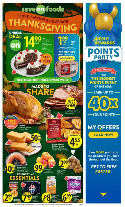 Save On Foods (SK) Flyer October 2 to 8
