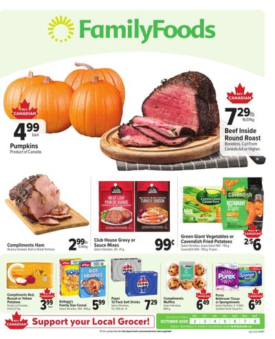 Family Foods Flyer October 2 to 8