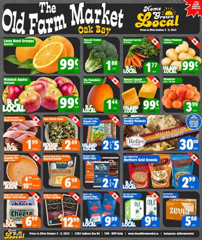 The Old Farm Market (Victoria) Flyer October 2 to 8