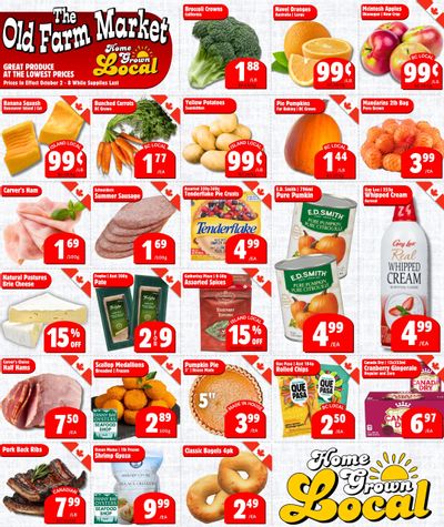 The Old Farm Market (Courtenay) Flyer October 2 to 8