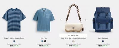 Coach Outlet Canada: Sale up to 73% off