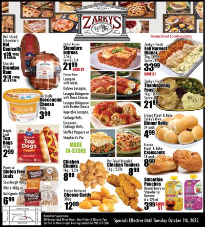 Zarky's Flyer October 1 to 7