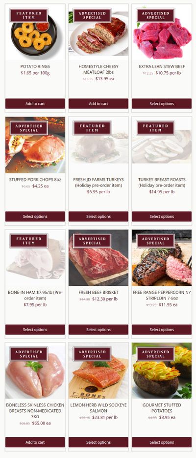 T-Bone's Flyer October 1 to 7