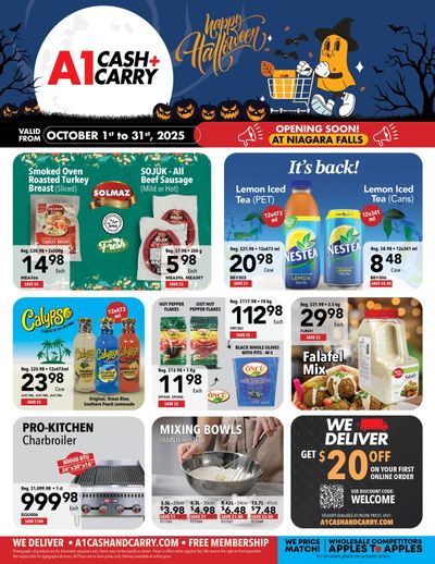 A-1 Cash and Carry Flyer October 1 to 31